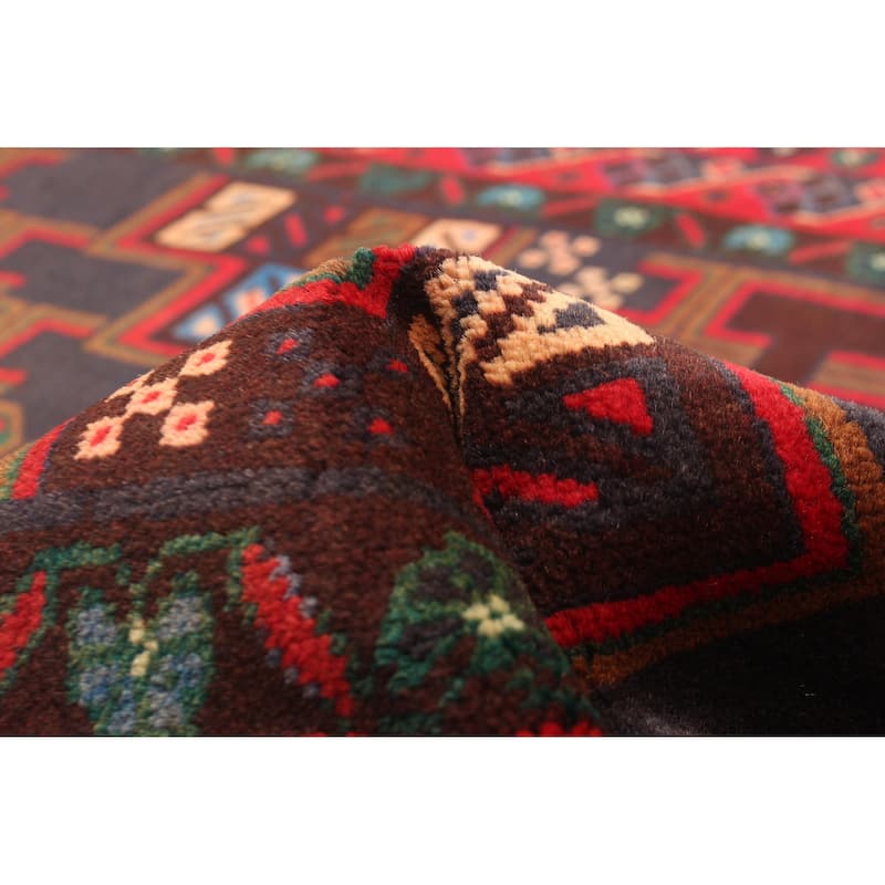 ECARPETGALLERY Hand-knotted Teimani Navy Wool Rug - 3'5 x 6'3