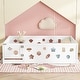 preview thumbnail 27 of 94, White Bed Frame Montessori Bed Twin Size Toddler Floor Bed with Guardrails and Door for Children Boys Girls Kids Playroom
