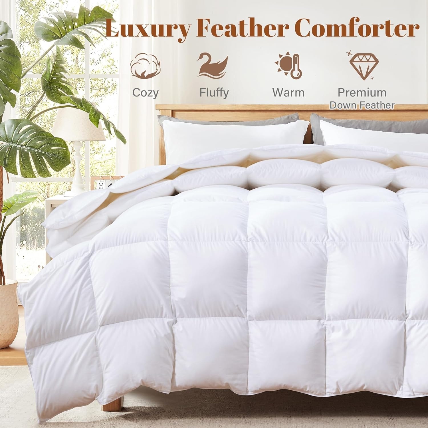 Feather comforter bed bath and beyond sales