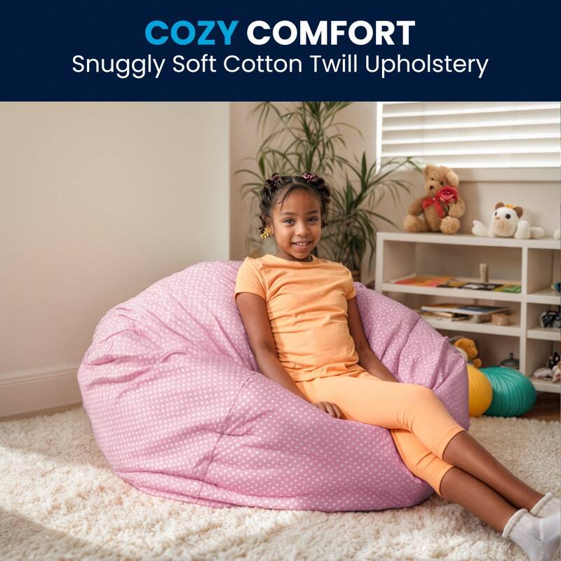 Oversized Refillable Bean Bag Chair for Kids and Adults