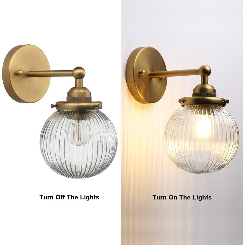 1-light modern wall light antique kitchen light metal vanity light