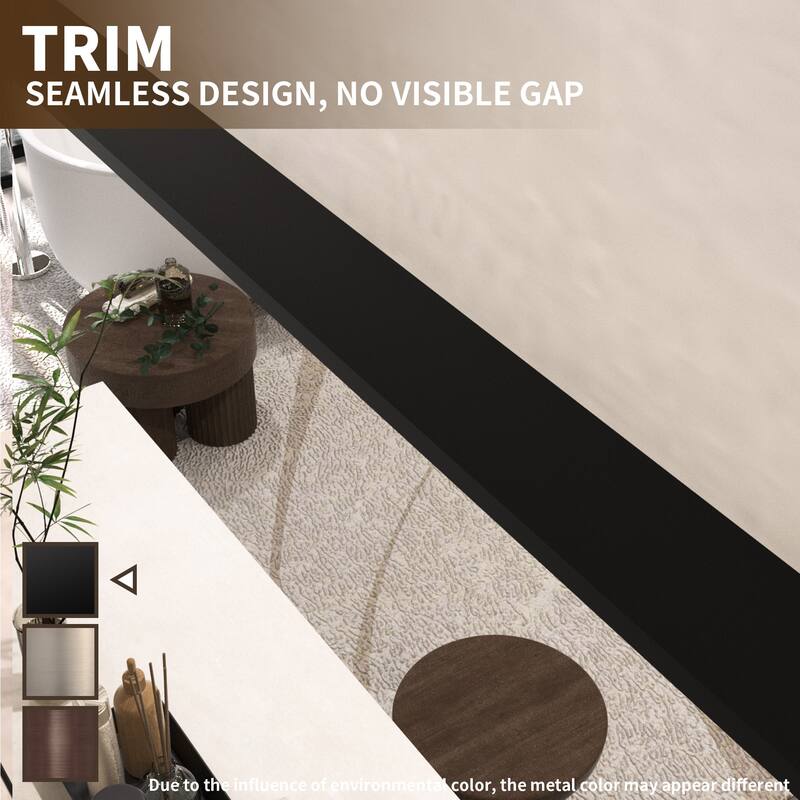 24/30/42/48/60 inch Rectangle Frameless Wall Mounted Bathroom Vanity Mirror