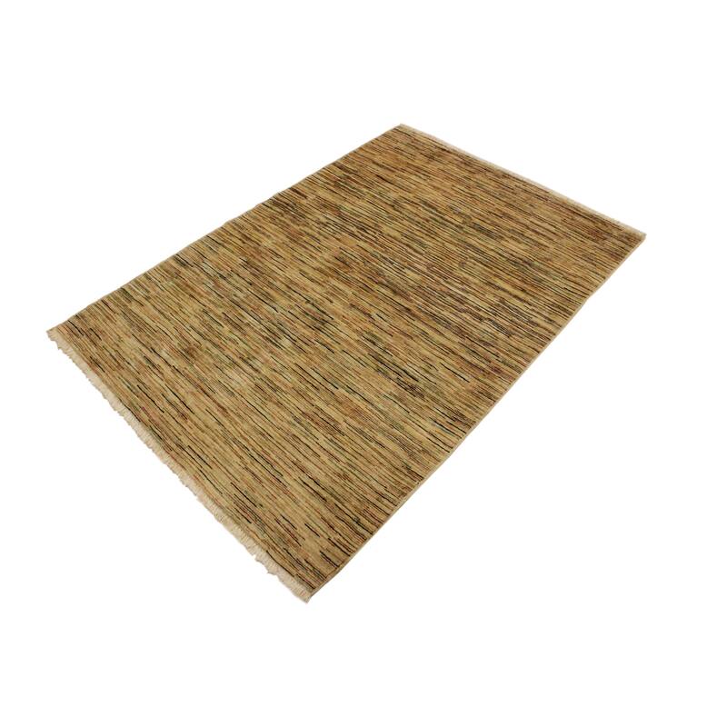 Boho Earthline Gabbeh Hand Knotted Wool Area Rug