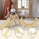 preview thumbnail 25 of 25, Foldable Pikler Triangle Set Toddler Wood Montessori Climbing Toys