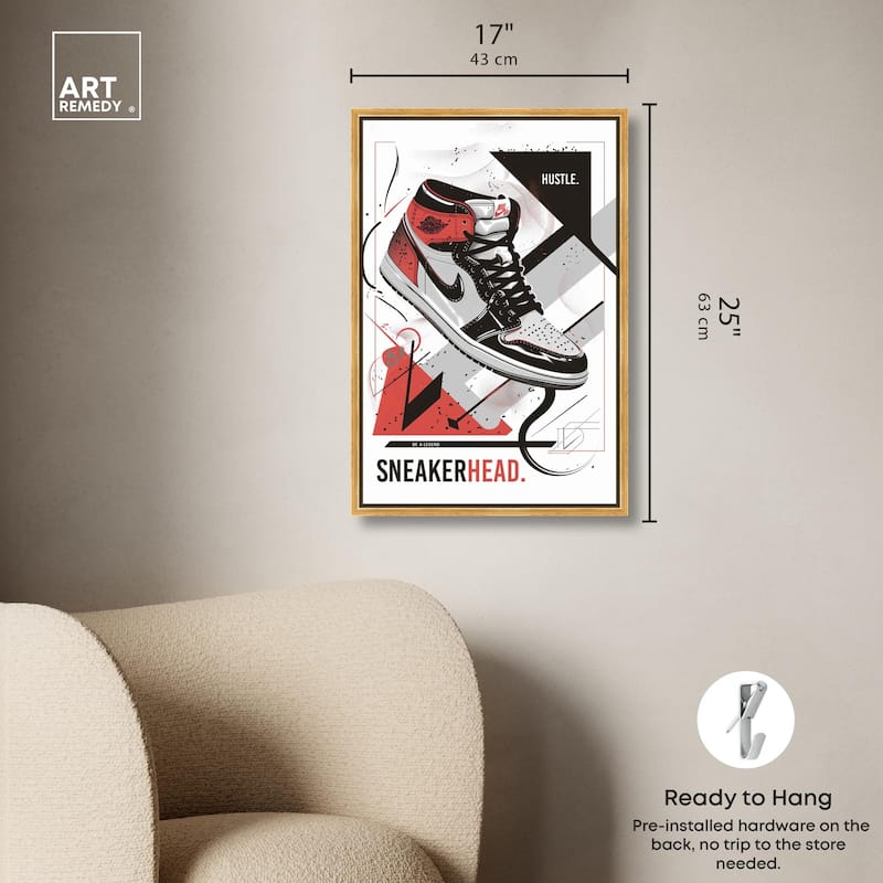 Stylish Sneakerhead Canvas by Art Remedy