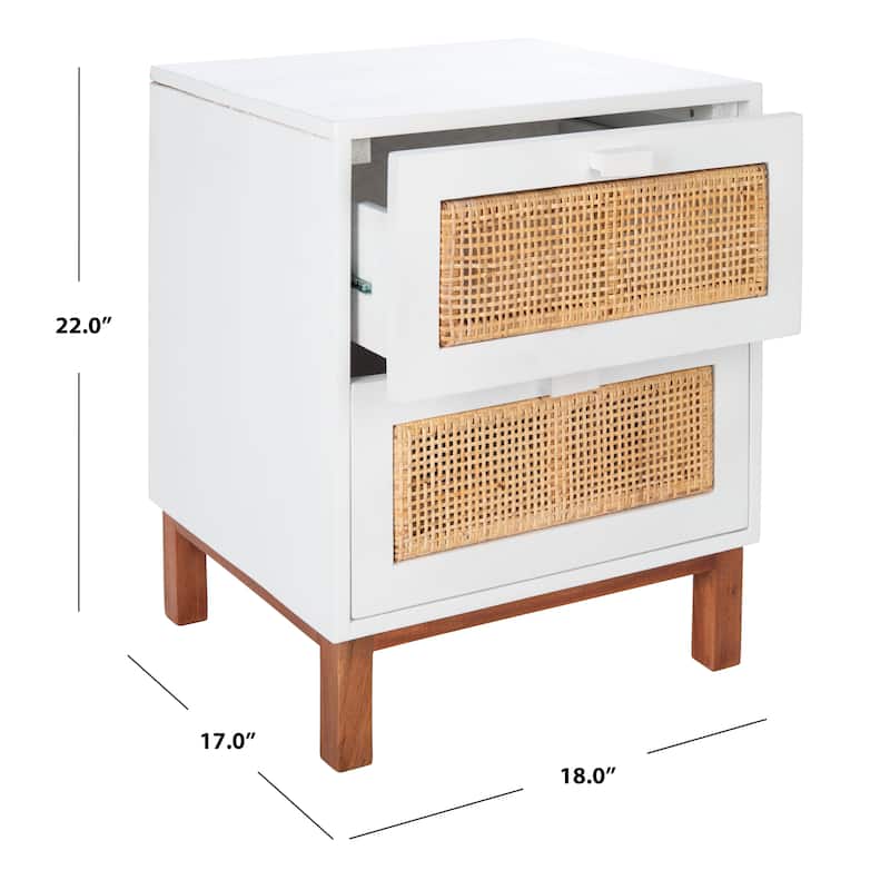 SAFAVIEH Mikala Coastal 2-Drawer Nightstand