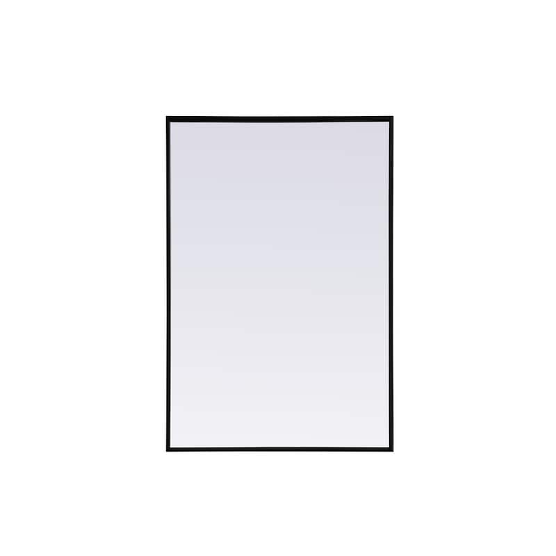 Indigo Home Metal Frame Rectangle Mirror 24x36 Inch
