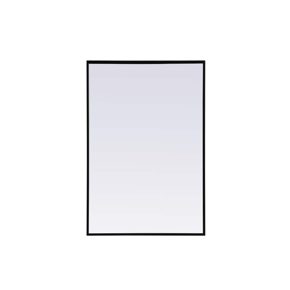 Indigo Home Metal Frame Rectangle Mirror 24x36 Inch