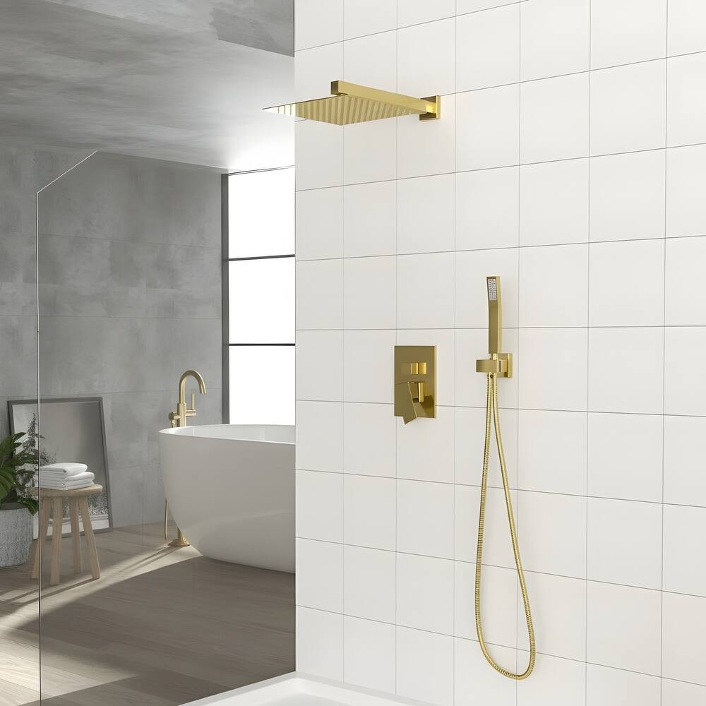 Wall Mounted Dual Shower Head Shower Set