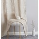 preview thumbnail 5 of 62, HLC.me Madison Faux Linen Textured Sheer Privacy Sun Light Filtering Window Grommet Thick Curtains Panels, Set of 2