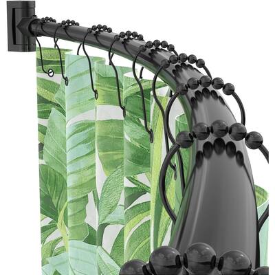 Curved Shower Curtain Rod Rustproof Expandable Shower Rod