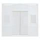 preview thumbnail 19 of 17, Twin Size Wood House Loft Bed with Ladder and Wardrobe, White