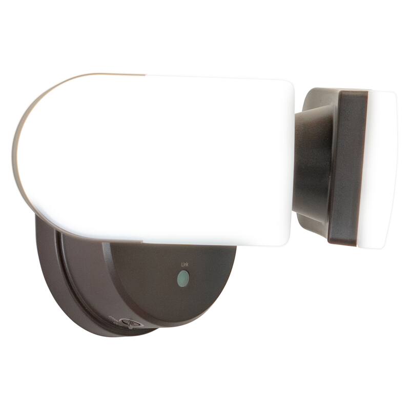Lambda 2 Light LED Outdoor Linkable Adjustable Security Flood Light Bronze - 10.25-in W x 7-in H x 5.25-in D