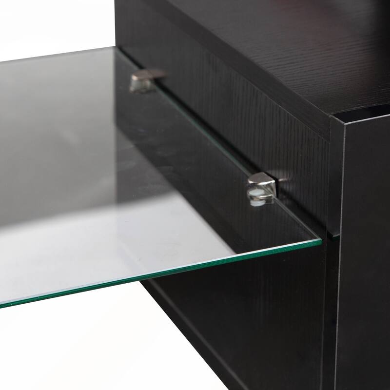 High gloss TV Stand with LED Lights