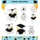preview thumbnail 2 of 4, DolliBu Long Leg Lamb Graduation Plush Toy with Gown and Cap w/ Tassel - 10.5 inches