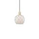 Option Antique Brass / White Glass with White Rope