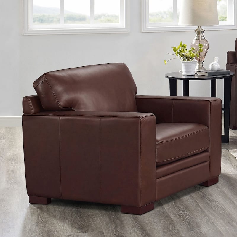 Hydeline Dillon Top Grain Leather Armchair - Chair