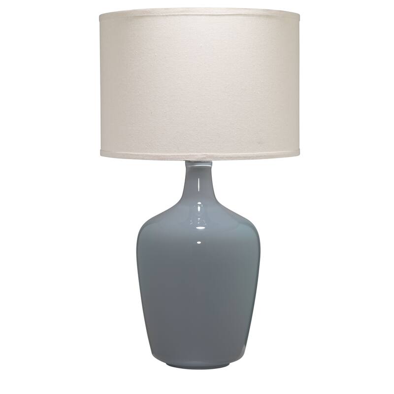 Alden Décor Maddox Jar Table Lamp, Grey