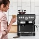 preview thumbnail 1 of 6, Espresso Machine Commercial Coffee Maker Automatic Garland Steam Milk Frothing Machine Black