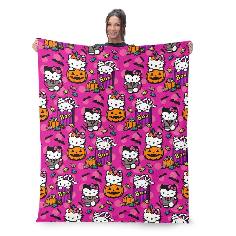 Sanrio Hello Kitty Halloween Silk Touch Throw Blanket