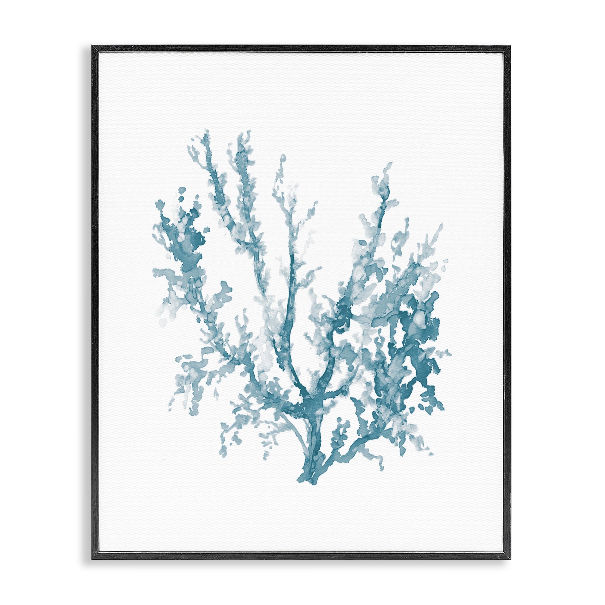 Stupell Soft Abstract Coral Branch Framed Giclee Art Design By Carol Robinson