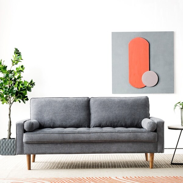 High back 2025 mid century sofa