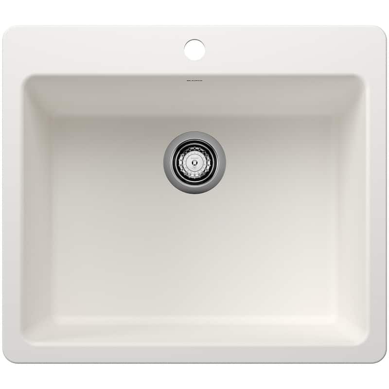 Blanco 443221 Liven 25" Drop-In/Undermount Single Basin SILGRANIT
