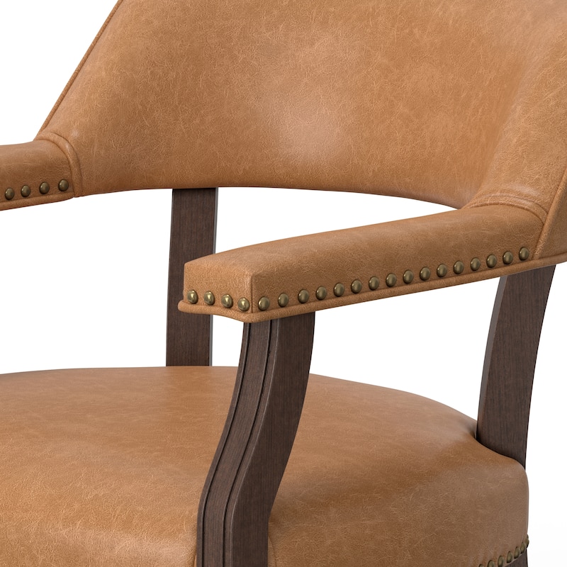 Holliday Dining and Game Chair in Walnut Finish