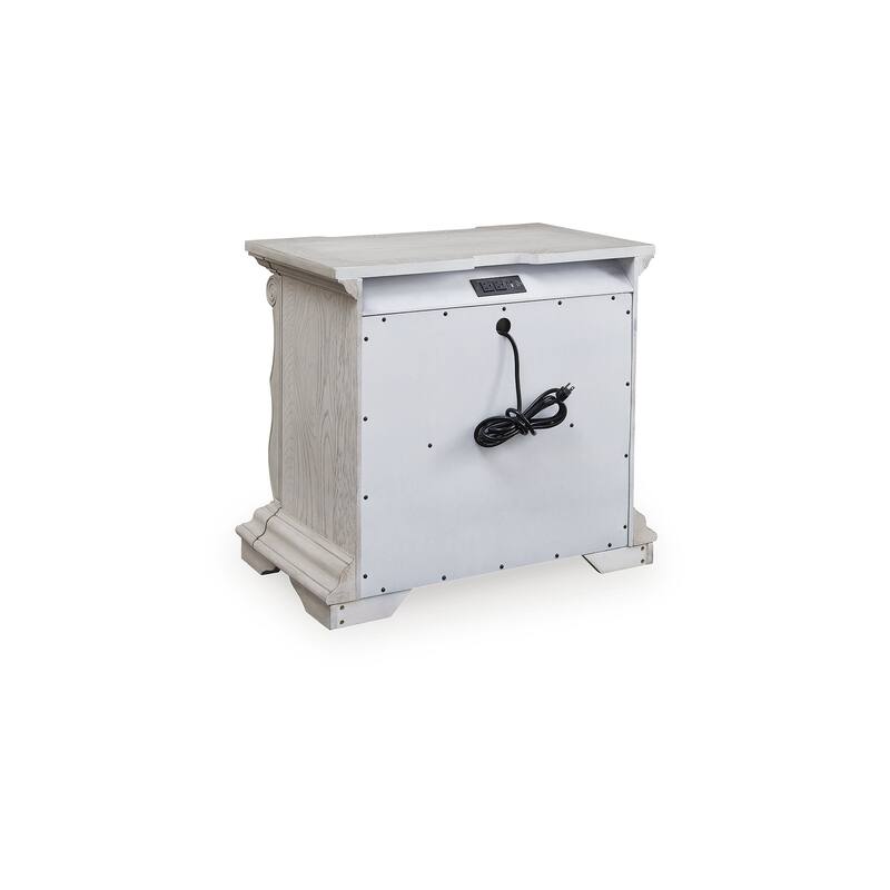 Signature Design by Ashley Valleymont White Nightstand