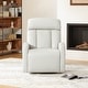 preview thumbnail 12 of 28, Kinsley Triple Motor Leather Power Swivel Recliner with Adjustable Lumbar