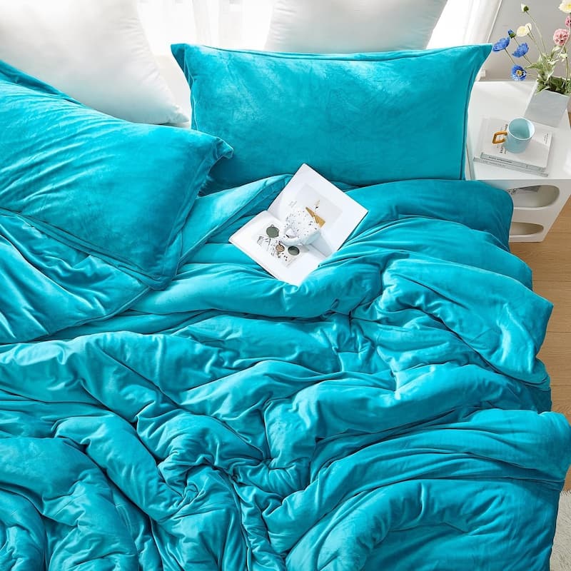 Love Thick® - Lush Coma Inducer Oversized Comforter Set - Tahitian Teal