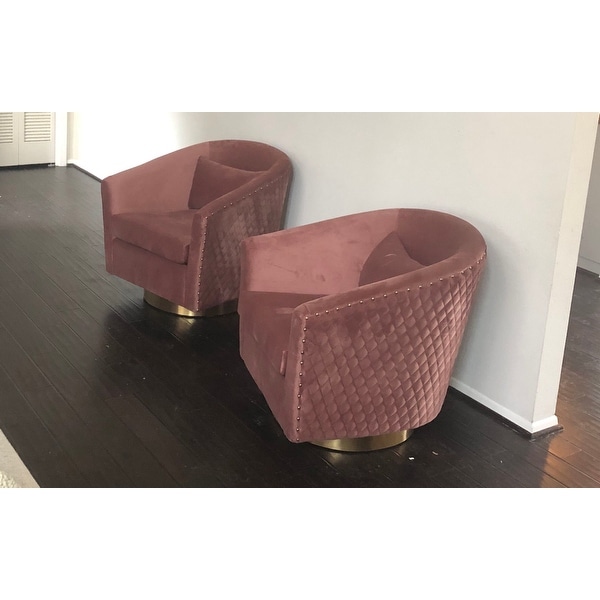 Top Product Reviews For Safavieh Couture Clara Quilted Swivel Tub