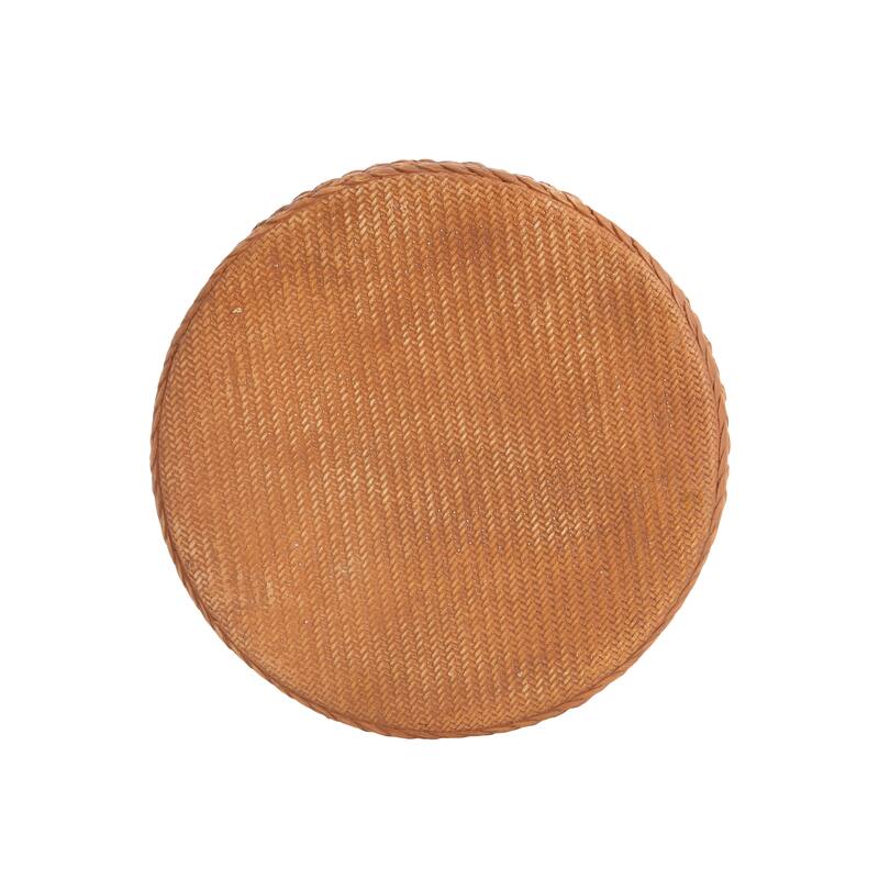 Christopher Knight Home - Marzelin Synthetic Rattan and MGO Patio Circular Side Table