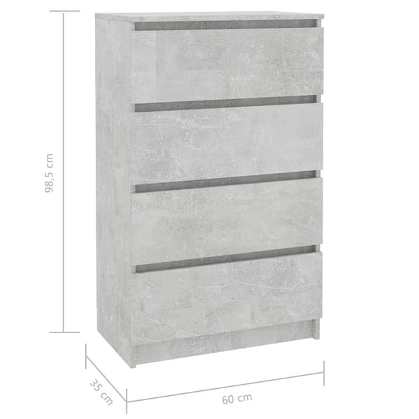 dimension image slide 5 of 4, vidaX Sideboard Engineered Wood Storage Dresser Side Cabinet Multi Colors