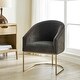 preview thumbnail 2 of 6, Uttermost Hanni Charcoal Dining Chair