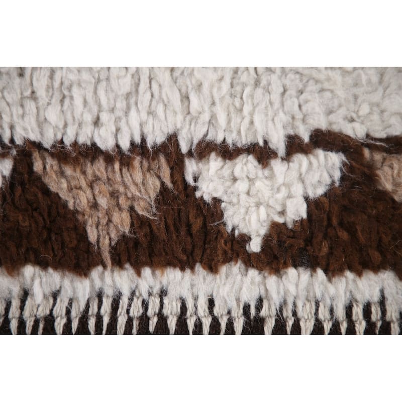 Natural Dye Tribal Anatolian Turkish Runner Rug Handmade Wool Carpet - 2'9"x 11'5"