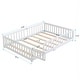 preview thumbnail 8 of 29, Solid Wood Platform Bed Frame with Fence，Queen/Full/Twin Size