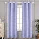 preview thumbnail 74 of 86, Deconovo Decorative Silver Diamond Curtains (2 Panel) 42x72 Inch-4PC - Light Purple
