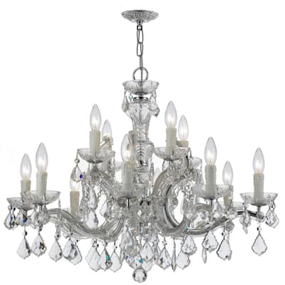 Crystorama Lighting Group Maria Theresa 12 Light 30" Wide Chandelier
