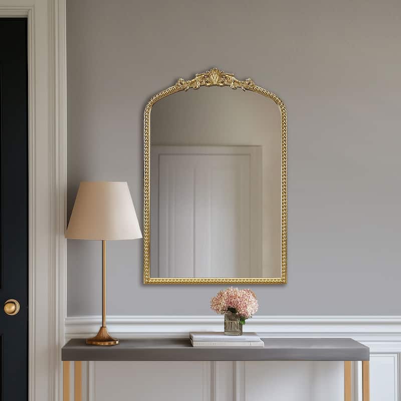 Madison Park Lilbeth Beaded Arch Wall Decor Mirror - N/A