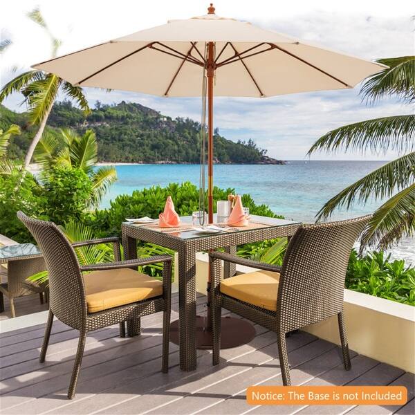 abba 7x9 patio umbrella Abba Patio Lyon 9 FT. Market Umbrella & Reviews