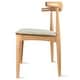 preview thumbnail 44 of 58, Set of 2 Kennedy Elbow Chairs Farmhouse Wooden Dining Chairs With PU Leather Or Fabric Cushion Seat, Modern Accent Side Chairs