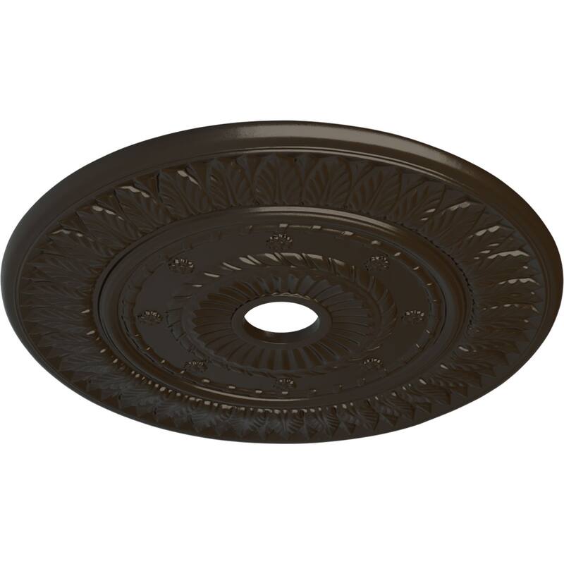 26 3/4"OD x 3 5/8"ID x 1 1/8"P Leaf Ceiling Medallion