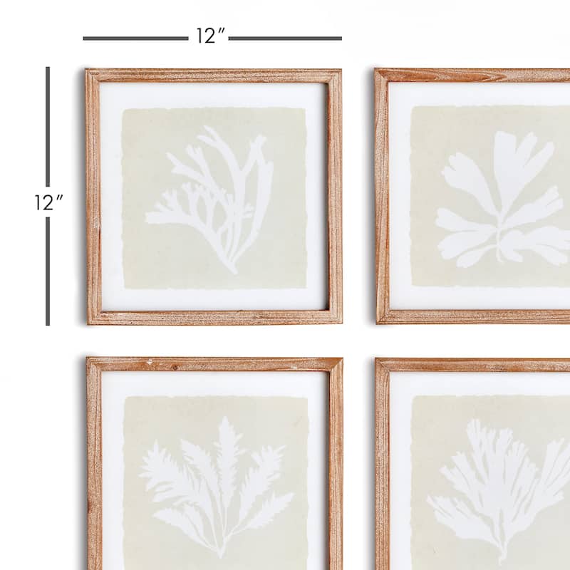 Seaweed Petite Prints, Set Of 4