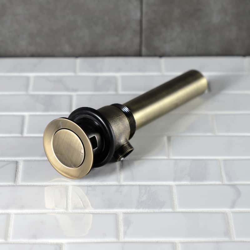 Kingston Brass Made To Match Brass Pop-Up Bathroom Sink Drain with Overflow, 22 Gauge