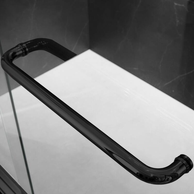 60" W x 74" H Door Sliding Frameless Shower Door with 6mm Tempered Glass