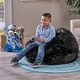 preview thumbnail 11 of 10, Marilyn Glam 3 Foot Faux Fur Bean Bag Chair by Christopher Knight Home
