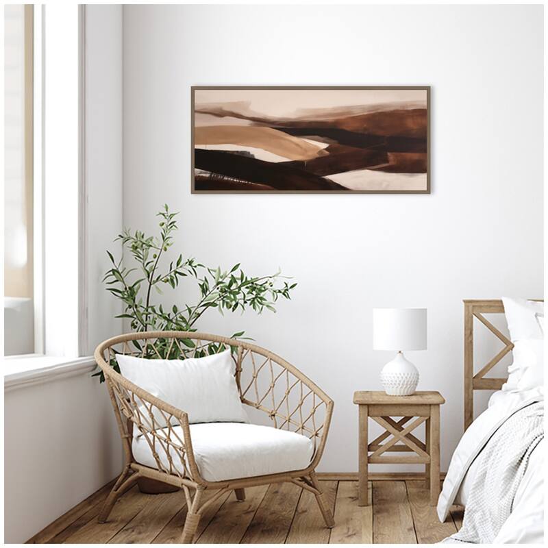 Kate and Laurel Pathway I Panel by Amy Lighthall Framed Canvas Wall Art Print