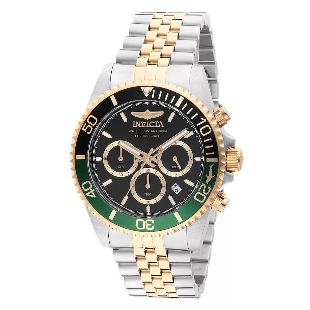 Invicta Men's 48116 Pro Diver Quartz Chronograph Black Dial Watch