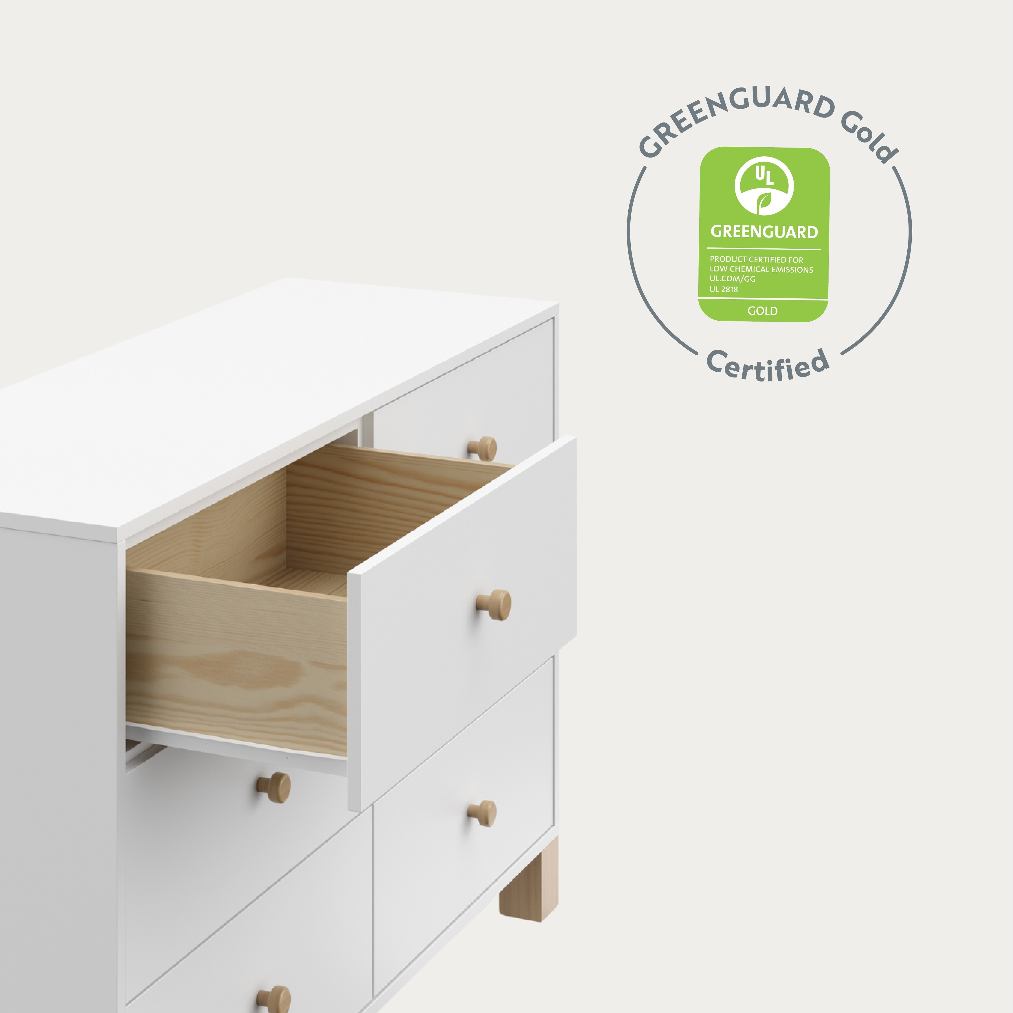 Storkcraft California 6 Drawer Dresser - GREENGUARD Gold Certified, Interlocking Drawer System - Overstock - 40339734 Storkcraft California 6 Drawer Dresser - GREENGUARD Gold Certified, Interlocking Drawer System - Overstock - 40339734